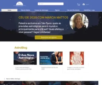 Marciamattos.com(Marcia Mattos Astrologia) Screenshot