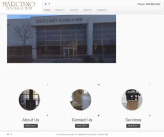 Marciano.ca(Marciano Doors and Trim) Screenshot