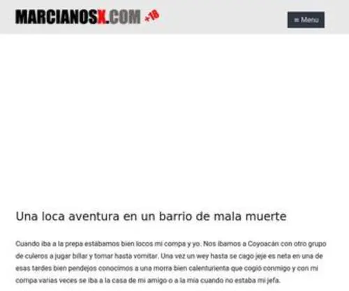 Marcianosx.com(Videos) Screenshot