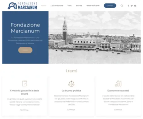 Marcianum.it(Fondazione Marcianum) Screenshot