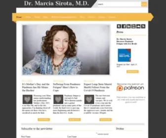 Marciasirotamd.com(Marcia Sirota) Screenshot