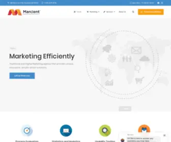 Marcient.com(Marketing Efficiently) Screenshot