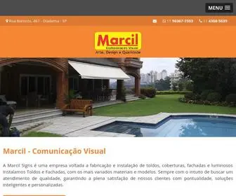 Marcilsigns.com.br(Marcil) Screenshot