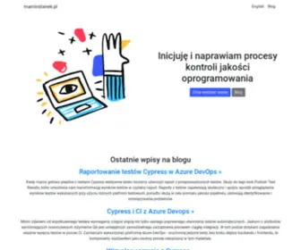 Marcinstanek.pl(Kontrola) Screenshot