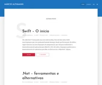 Marcioalthmann.net(Márcio) Screenshot