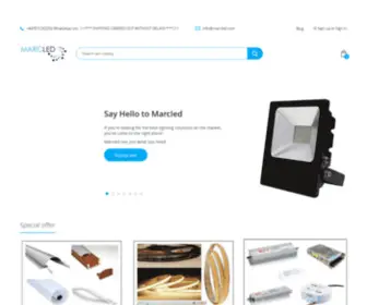 Marcled.com(Marc LED Ltd) Screenshot
