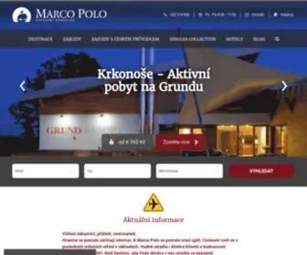 Marco-Polo.cz(Nabízíme pobytové i poznávací zájezdy na míru) Screenshot