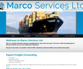 Marco-Services.co.uk(Marco Services Ltd) Screenshot