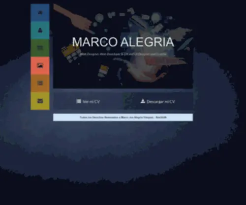 Marcoalegria.com(Contact Support) Screenshot