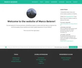 Marcobeierer.com(Marco Beierer) Screenshot