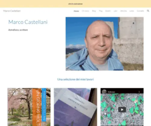 Marcocastellani.me(Marco Castellani) Screenshot