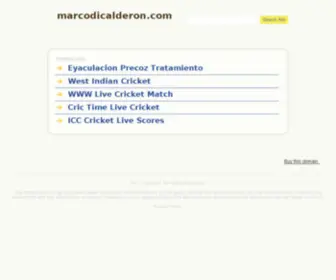 Marcodicalderon.com(Marcodicalderon) Screenshot