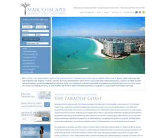 Marcoescapes.com(Marco Island Vacation Rentals) Screenshot