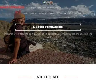 Marcoferrarese.com(Malaysia Expert Travel Writer) Screenshot