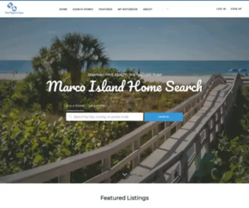 Marcohomesearch.com(Marco Island Home Search) Screenshot
