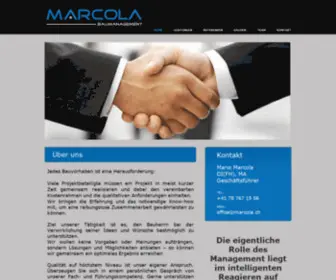 Marcola.ch(Marcola Baumanagement) Screenshot