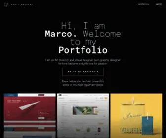 Marcomadonna.it(Art Director & Visual Designer) Screenshot