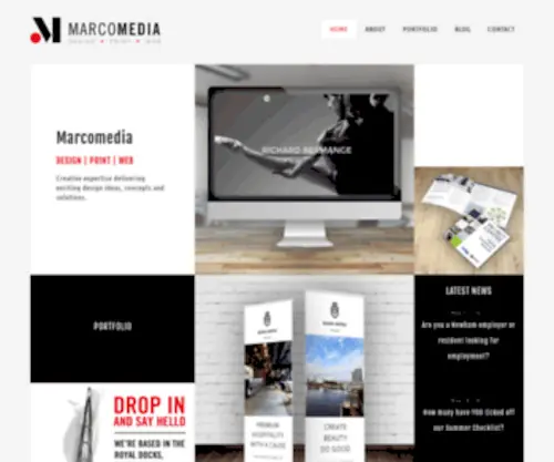 Marcomedia.co.uk(Design) Screenshot