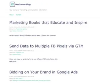 Marcomm.blog(CyberFootprint) Screenshot