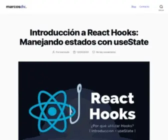 Marcosdv.com(Marcos Della Vecchia) Screenshot