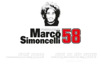 Marcosimoncelli.it(Marco Simoncelli Fondazione O.n.l.u.s) Screenshot