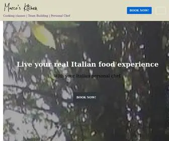 Marcoskitchen.it(Cooking Classes) Screenshot