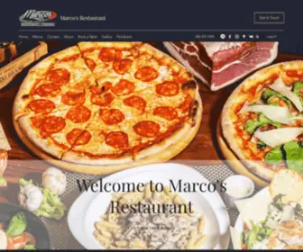 Marcospattaya.com(Italian Food) Screenshot