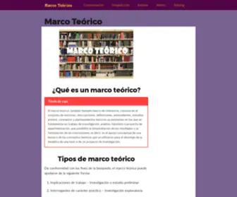 Marcoteorico.win(Marco Teórico) Screenshot