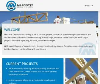 Marcottegeneralcontracting.com(Marcotte General Contracting) Screenshot