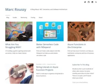 Marcroussy.com(A Blog About .NET) Screenshot