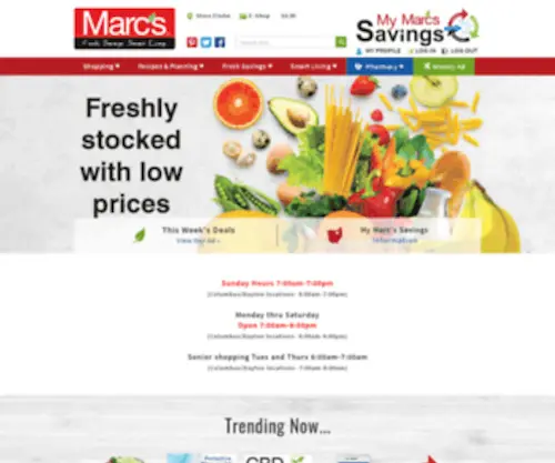 Marcs-Closeouts.com(Marc’s) Screenshot