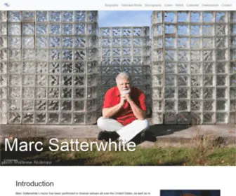 Marcsatterwhite.com(Marc Satterwhite) Screenshot