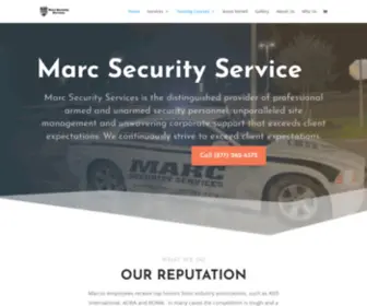 Marcss.com(Marc Security Service) Screenshot