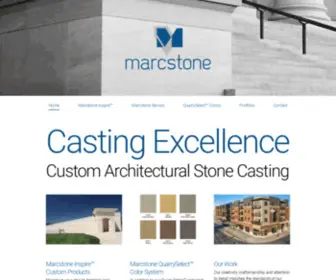 Marcstone.com(Leading Cast Stone Manufacturer & Supplier) Screenshot