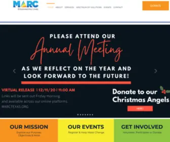 Marctexas.org(Nonprofit organization) Screenshot