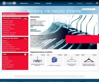 Marcth.pl(Producent wieszaków) Screenshot