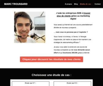 Marctroussard.fr(Marc Troussard) Screenshot