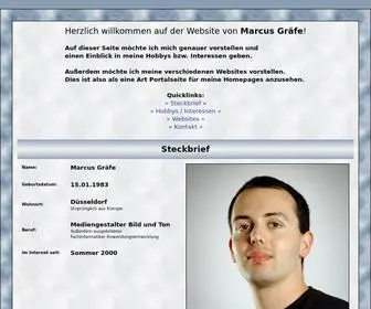 Marcus-Graefe.de(Marcus Gräfe) Screenshot