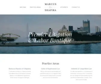 Marcus-Shapira.com(Marcus & Shapira LLP) Screenshot