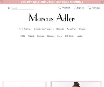Marcusadlerny.com(Marcus Adler) Screenshot