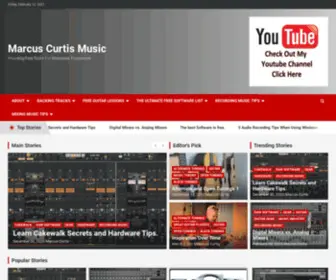 Marcuscurtismusic.com(Marcus Curtis Music) Screenshot