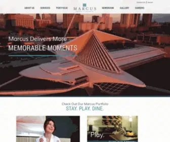 Marcushotelsandresorts.com(Marcus Hotels and Resorts) Screenshot