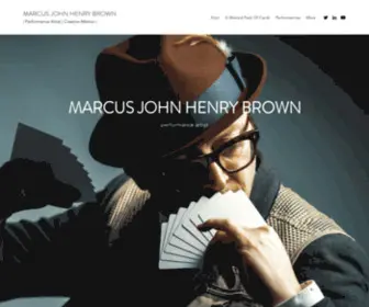 Marcusjohnhenrybrown.com(Marcus John Henry Brown) Screenshot