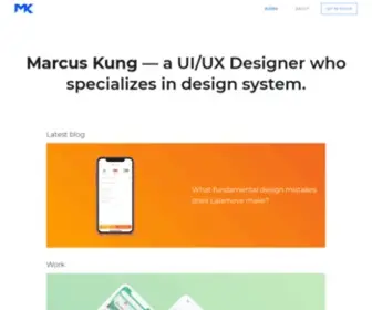 Marcuskung.com(Marcus Kung) Screenshot