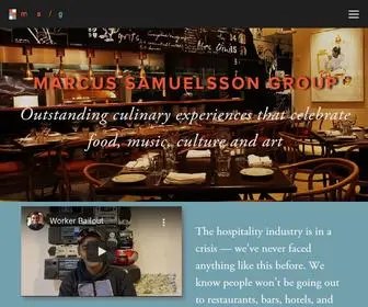 Marcussamuelssongroup.com(Marcus Samuelsson Group) Screenshot