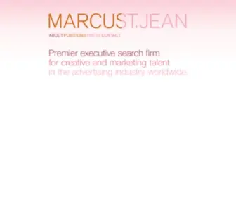 Marcustjean.com(Marcus St) Screenshot