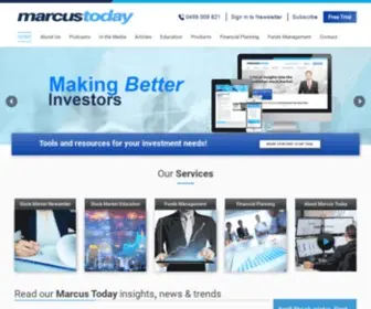 Marcustoday.com.au(Marcus today) Screenshot