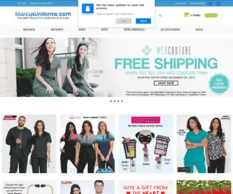 Marcusuniforms.com(Nursing Scrubs) Screenshot