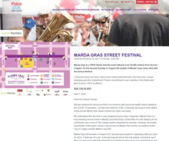 Mardagras.ca(Marda Gras) Screenshot