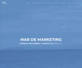 Mardemarketing.es(Mar de Marketing. Agencia de diseño y marketing digital en Valencia) Screenshot